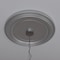 Ekena Millwork Traditional PVC Medallion (Canopies up to 13 1/2"), 22"OD x 3 1/2"ID x 1 1/2"P, Bright Coat Aluminum CMP22TRBAL - alternate 7